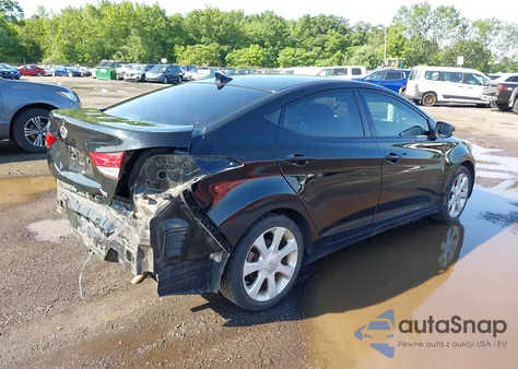 2013 Hyundai Elantra Gls/Limited z USA, uszkodzony, nr VIN KMHDH4AE2DU983561